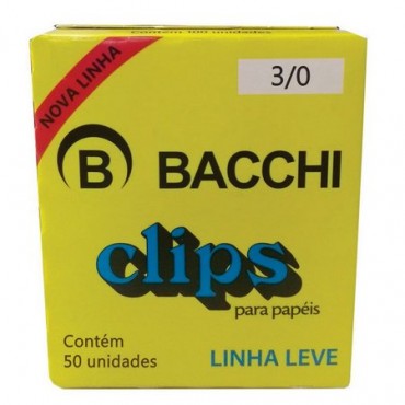 Clips Galvanizado 3/0 Bacchi c/ 50 unidades
