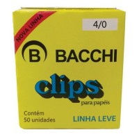 Clips Galvanizado 4/0 Bacchi c/ 50 unidades