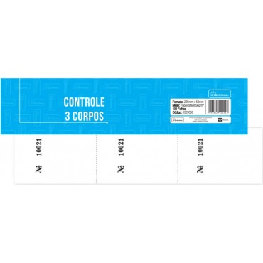 Talão Comando De Mesa Controle 3 Corpos