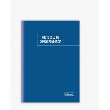 Protocolo De Correspondência - Capa Dura 100 folhas