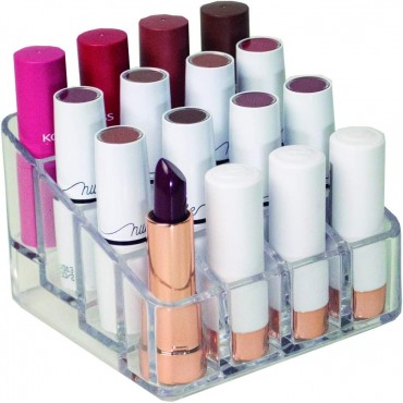 Organizador de Cosméticos C/16 Divisórias Cristal Dello