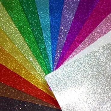 Emborrachado EVA 48x40 c/ Glitter Prata