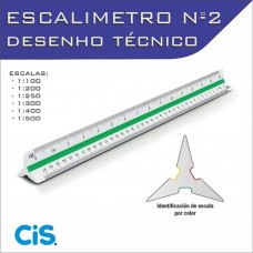 Escalimetro Triangular Cis  n°2 30 cm