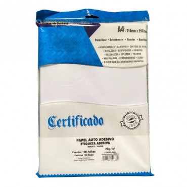 Etiqueta A4 Masterprint c/ 100 folhas