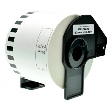 ETIQUETA TERMICA DK2205 62X30M - MASTERPRINT