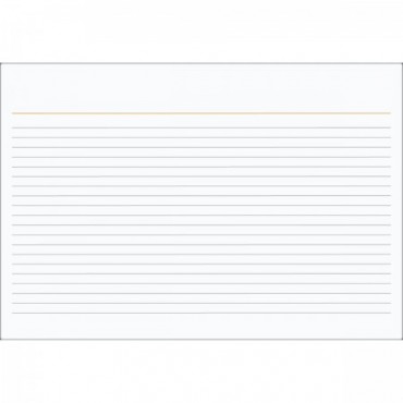 Ficha Pautada 6x9 Grafset C/100f Flashcards Ficha Pautada 6x9 Grafset C/100f Flashcards