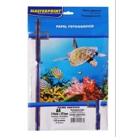 Filme A4 135g Adesivo Vinil  Branco c/10 folhas Masterprint Filme A4 135g Adesivo Vinil  Branco c/10 folhas Masterprint