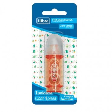 Fita Decorativa Washi Tape Tilibra ACB 5mm X 3m A