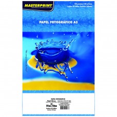 Papel Fotográfico A3 Glossy 180g C/20F Masterprint