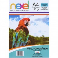 Papel Fotográfico A4 Glossy 180g C/50F Nexel