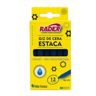 Giz Estaca Radex c/12 Azul