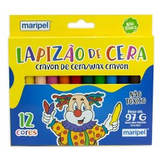 Gizão de Cera Maripel C/12 Cores