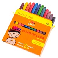 Gizão de Cera Piratininga C/12 Cores