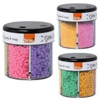 Glitter Shaker Pastel C/6 Cores 60g Brw
