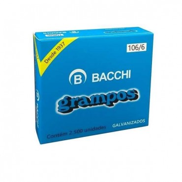 Grampo Rapid 24/8 Galvanizado com 5000 unidades - Bacchi