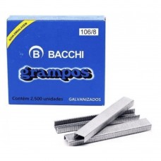 Grampo 106/8 Bacchi Galvanizado c/ 2500 Unidades
