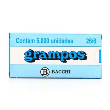 Grampo Cobreado Bacchi 26/6 C/5000