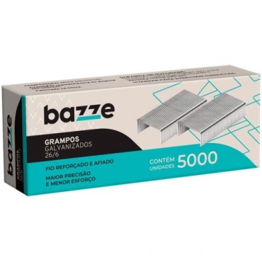 Grampo Galvanizado 26/6 C/5000 Bazze