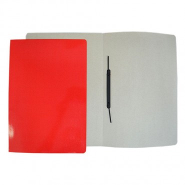 Pasta Grampo Trilho Papelão Frama Vermelha