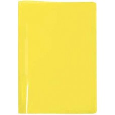 Pasta Grampo Trilho Plástica Oficio Amarelo