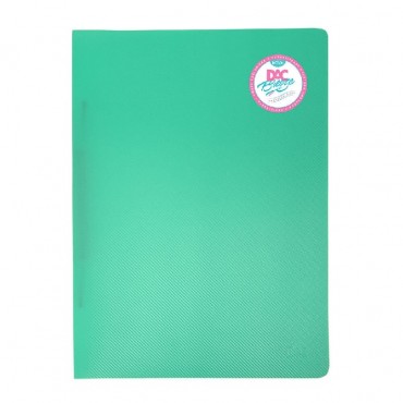 Pasta Grampo Trilho Plástica Oficio Breeze 812PP- Verde