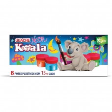 Tinta Guache Koala Neon 15ml C/ 6 Cores