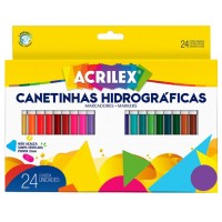 Hidrocor Acrilex c/24 Cores