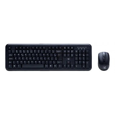 Kit Teclado e Mouse s/ fio 1600 DPI REF 2.4G 2.0 Preto Maxprint Kit Teclado e Mouse s/ fio 1600 DPI REF 2.4G 2.0 Preto Maxprint