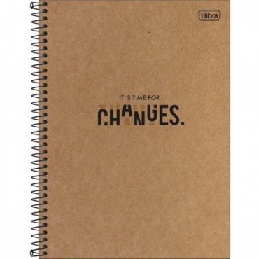 Caderno Universitário Capa Dura 01 Matéria 80 Folhas Kraftwork 1A