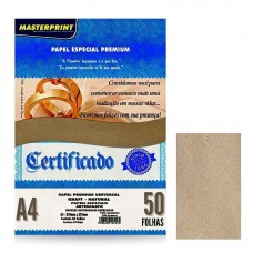 Papel Kraft A4 180g Masterprint - 50 fls