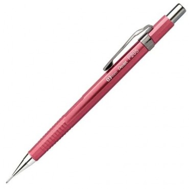 Lapiseira Pentel Técnica Sharp P200 0.5mm Rosa Metálico 
