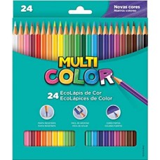 Lápis de Cor Multicolor C/24 Cores