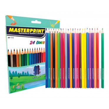 Lápis de Cor Masterprint C/24 MP712