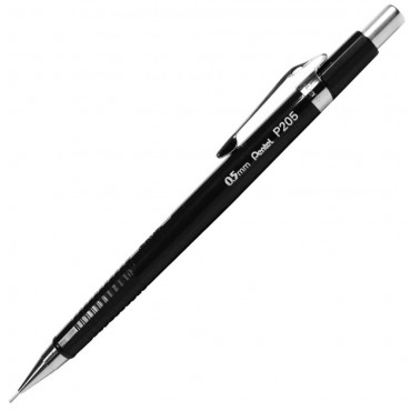 Lapiseira Pentel Técnica Sharp P200 0.5mm Preto Lapiseira Pentel Técnica Sharp P200 0.5mm Preto