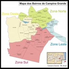 Mapa de Campina Grande