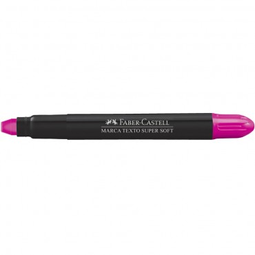 Marca Texto Faber Castell SuperSoft Gel Rosa