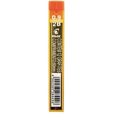Mina Grafite 0.9 mm 2B Pilot C/12 Unidades Mina Grafite 0.9 mm 2B Pilot C/12 Unidades