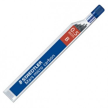 Grafite 0.5 mm B Staedtler C/12 Unidades Grafite 0.5 mm B Staedtler C/12 Unidades