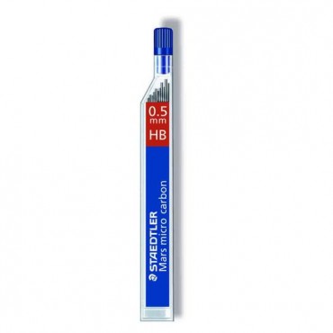 Grafite 0.5 mm HB Staedtler C/12 Unidades Grafite 0.5 mm HB Staedtler C/12 Unidades