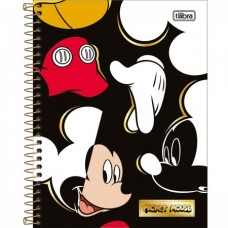 Caderno Colegial Capa Dura 10 Matérias 160 Folhas Mickey B