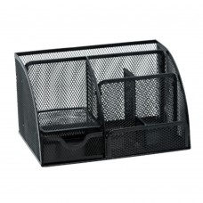 Organizador Aramado 6 Compartimentos Preto OR5151 BRW