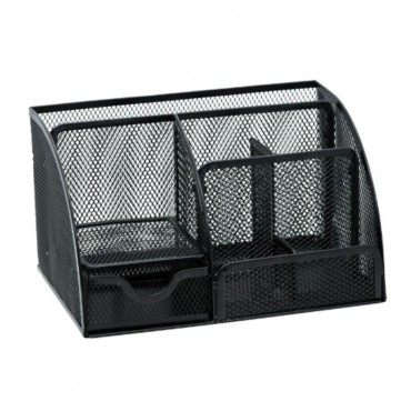 Organizador Aramado 6 Compartimentos Preto OR5151 BRW