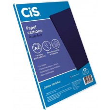 Carbono Dupla Face A4 Azul CIS C/100 Folhas