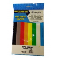 Papel Criativo A4 8 Cores 75g c/ 45 folhas Masterprint Papel Criativo A4 8 Cores 75g c/ 45 folhas Masterprint