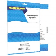 Papel Fotográfico A4 Matte Fosco 170g C/100F Masterprint