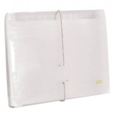 Pasta Sanfonada C/31 Divisórias Duplicata Cristal