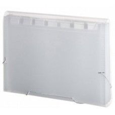 Pasta Sanfonada A4 C/31 Divisórias Cristal