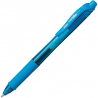 Caneta Pentel Energel Retratil 0.7 Azul Céu BL107-SN
