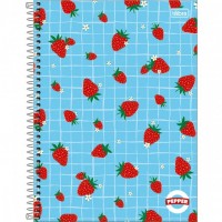 Caderno Universitário Capa Dura 10 Matérias 160 Folhas Pepper Feminino 1D