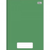 Caderno Brochura Capa Dura Universitário 80F Pepper Verde